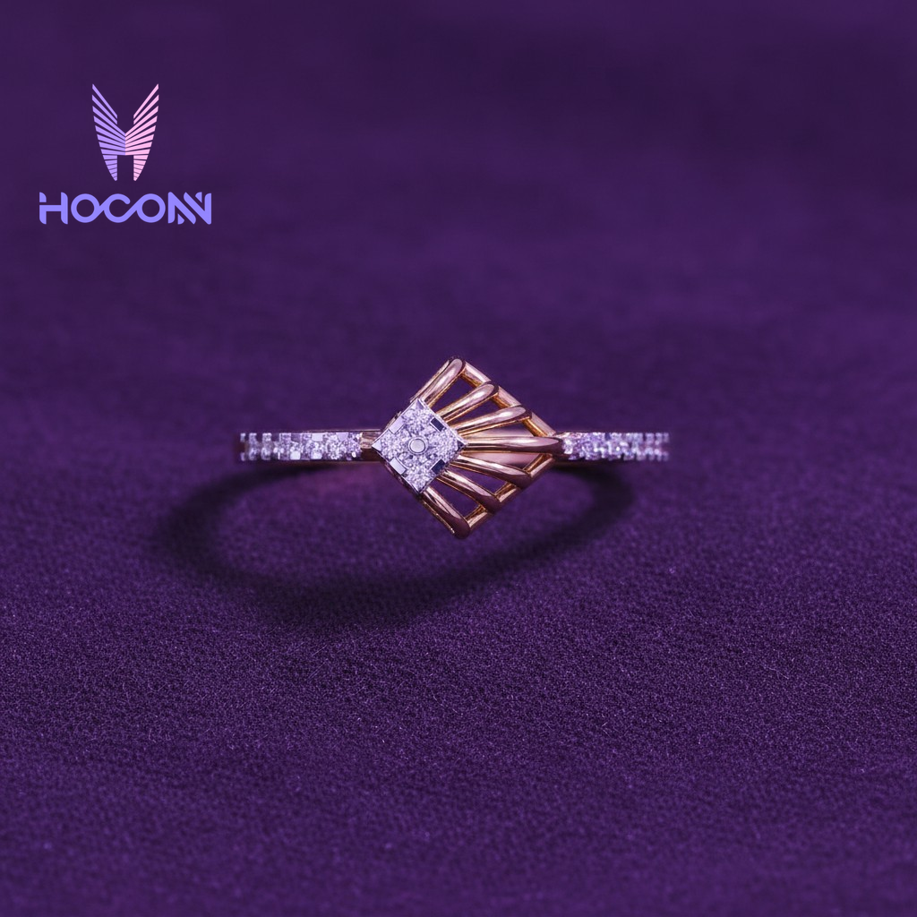 Pure Minimal 925 Silver Gold Plated Ring