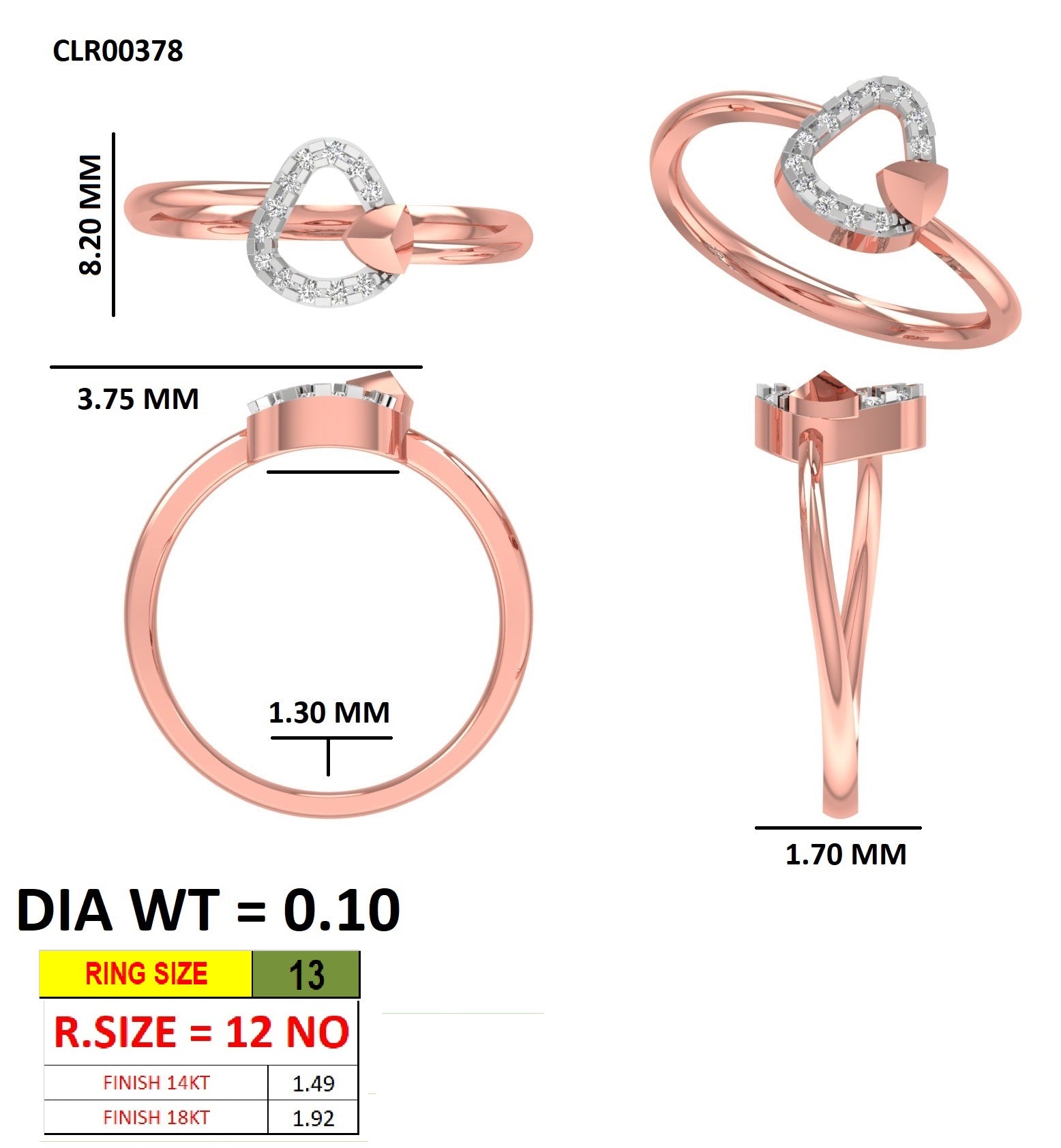 Eternal Glow Band | 925 Silver Ring