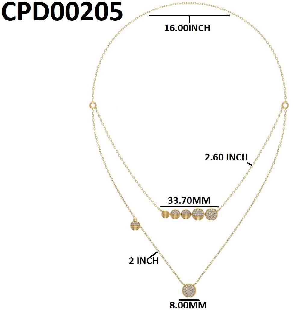 Gold Plated Versatile Layered 925 Silver Necklace