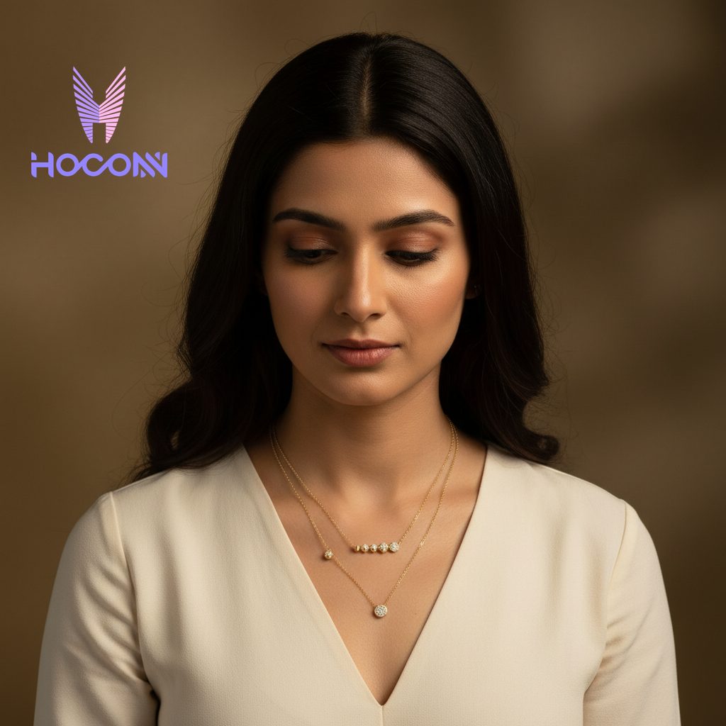 Gold Plated Versatile Layered 925 Silver Necklace