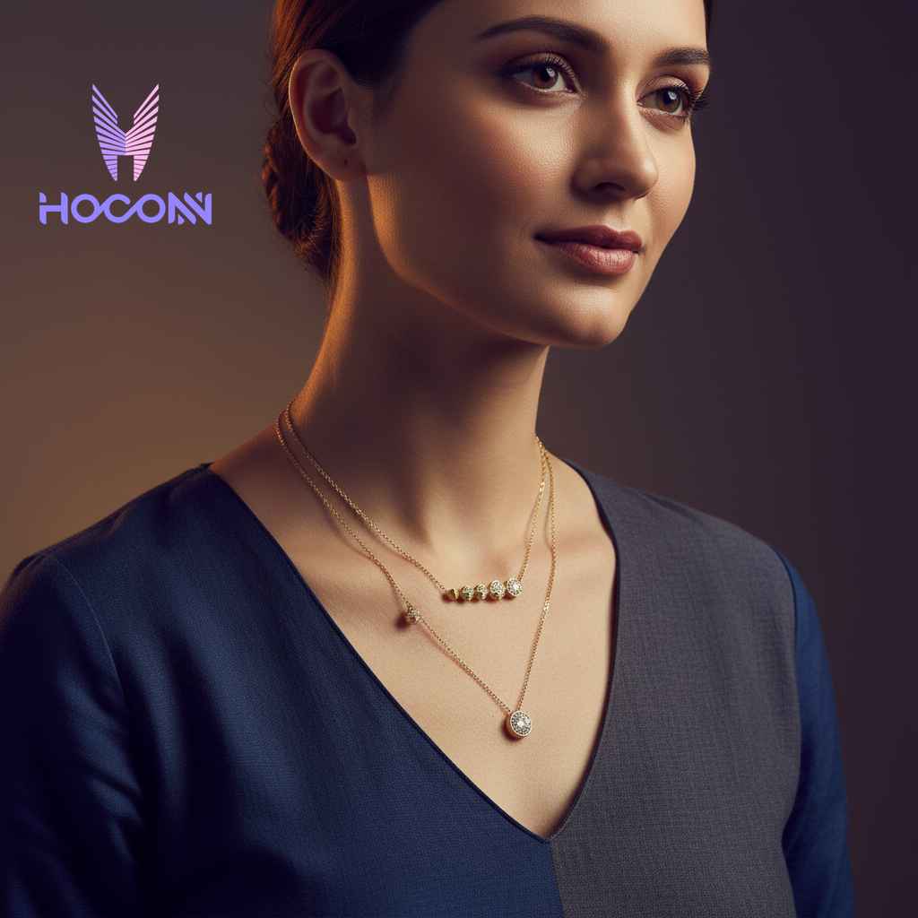 Gold Plated Versatile Layered 925 Silver Necklace