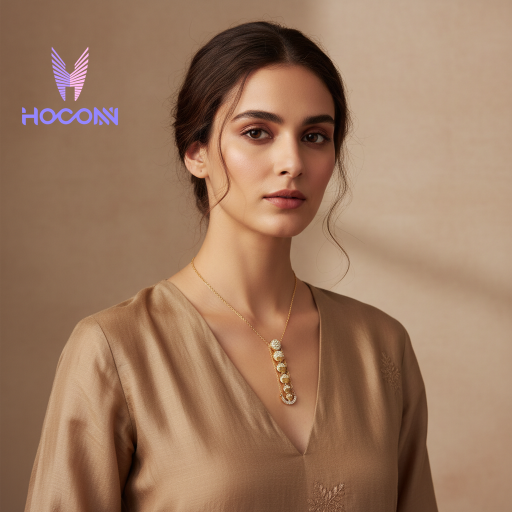 Gold Plated Eterna Fall 925 Silver Pendant With Chain