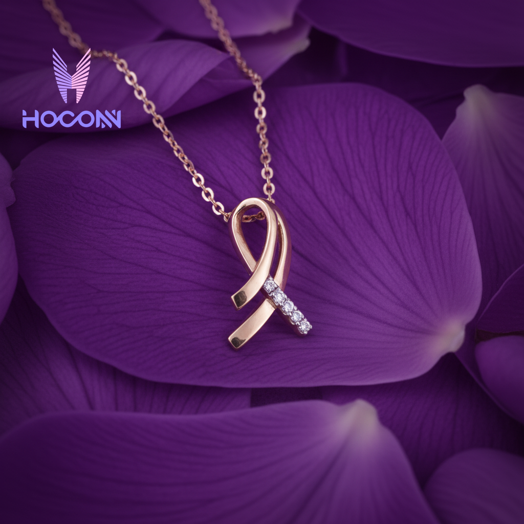 Rose Gold Plated Entwine 925 Silver Pendant