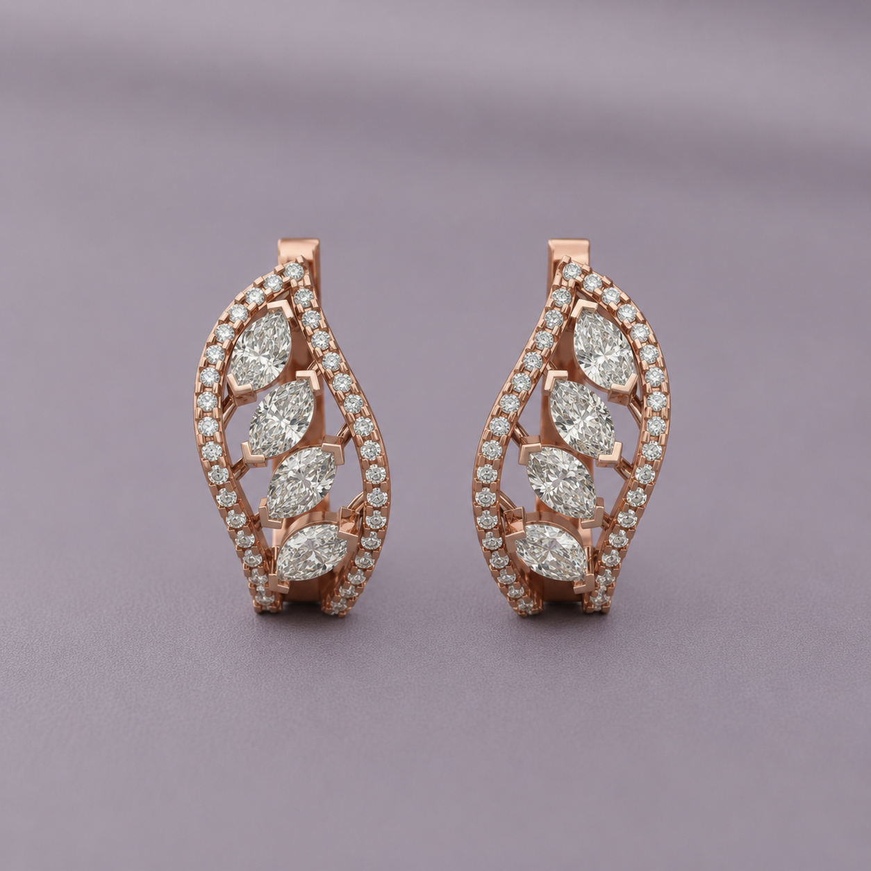 Ethnic Bali Style Hoop 925 Silver Earrings