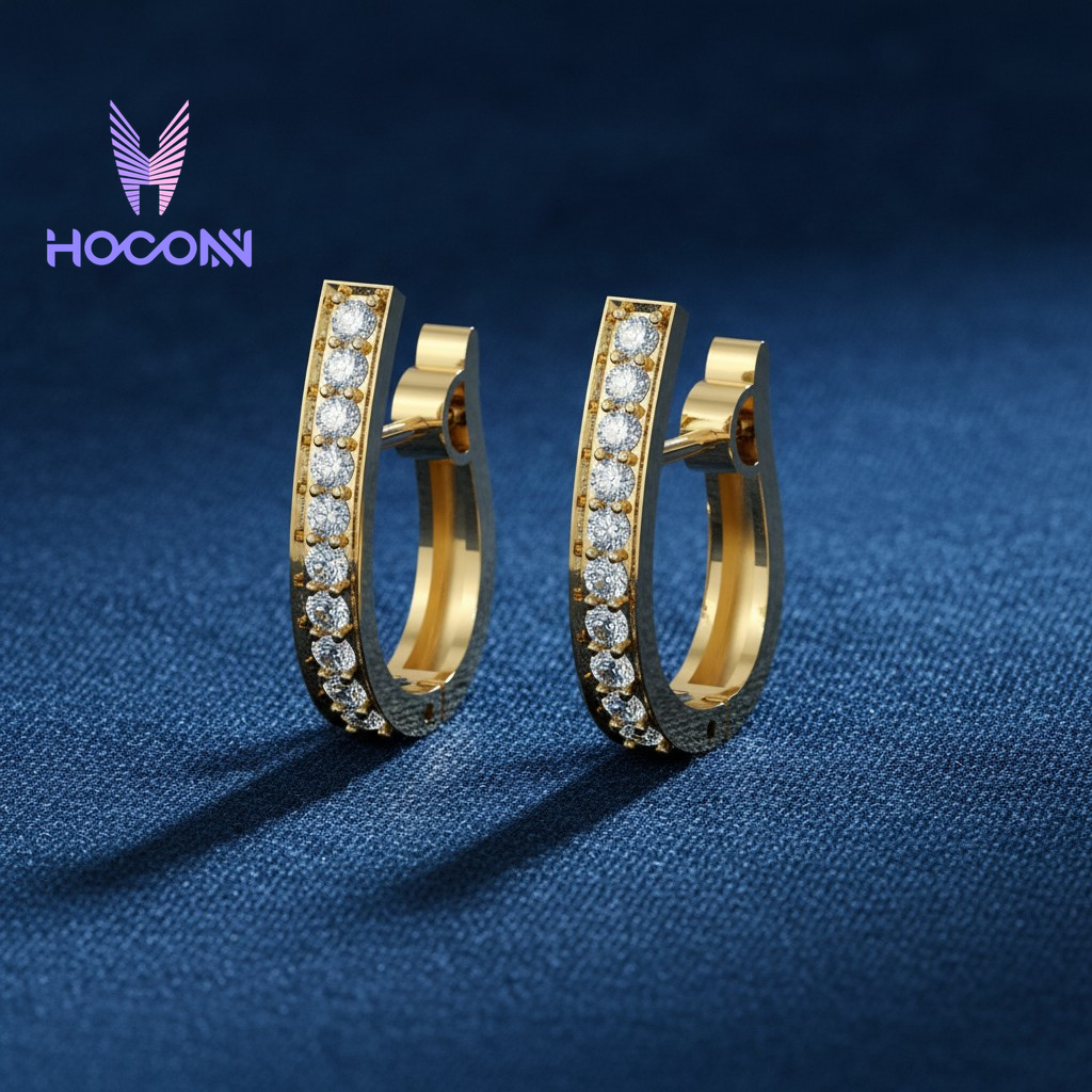 Sleek Diamond Bali 925 Silver Earrings