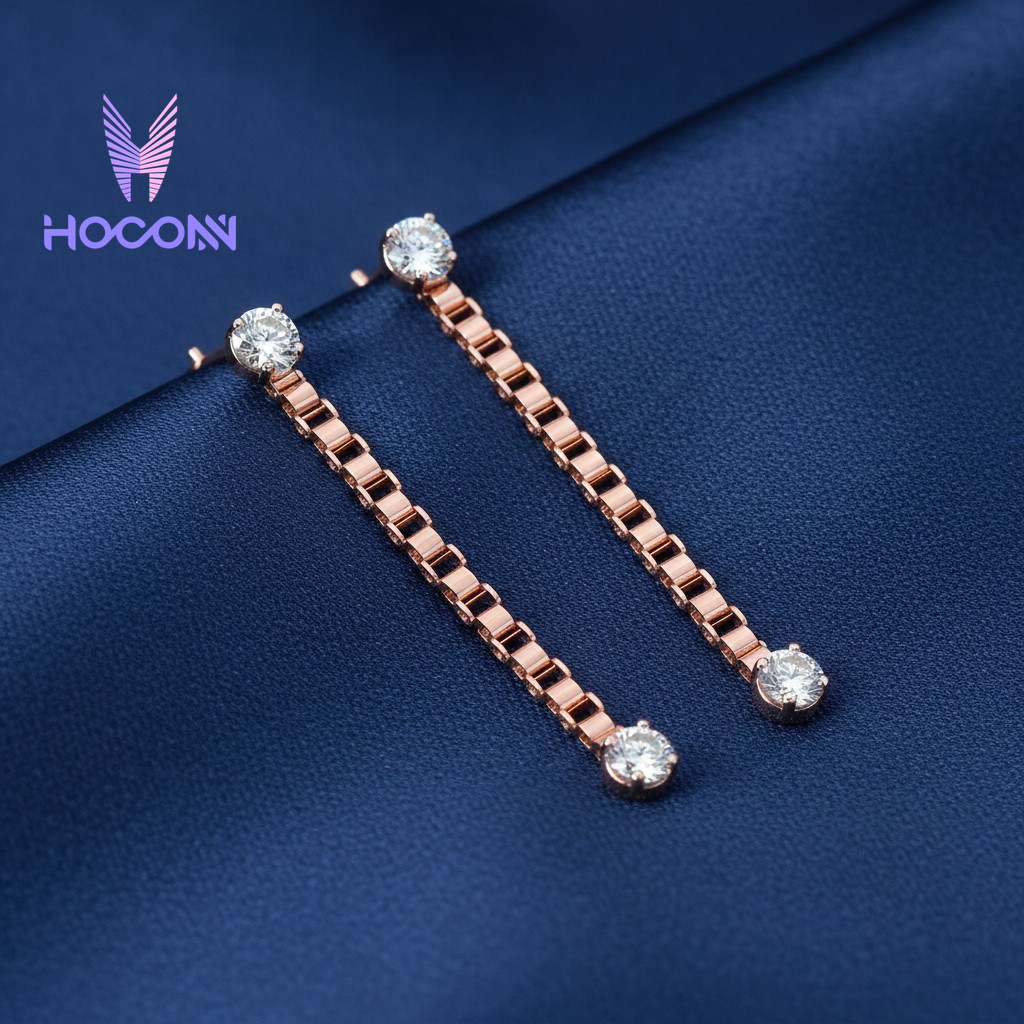 Long Drop 925 Silver Earrings