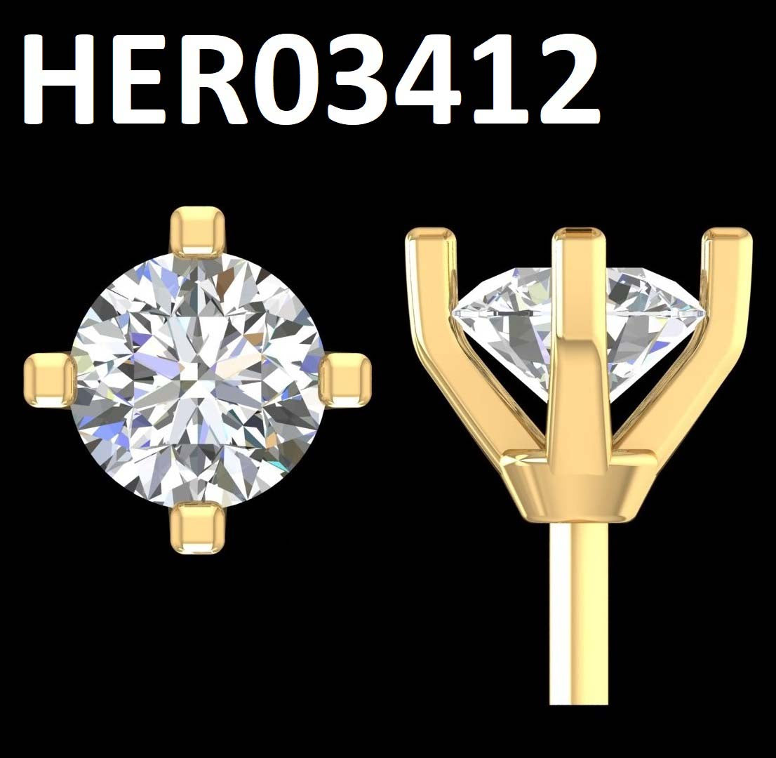 Pure Glow Diamond 925 Silver Studs