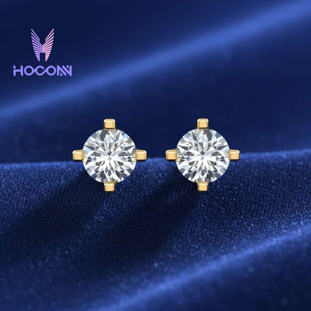 Pure Glow Diamond 925 Silver Studs