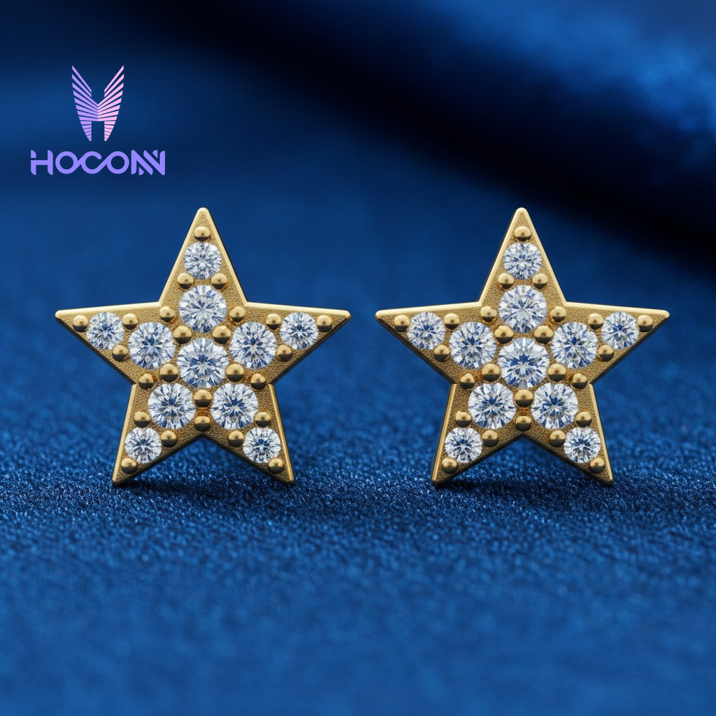 Diamond Star 925 Silver Studs