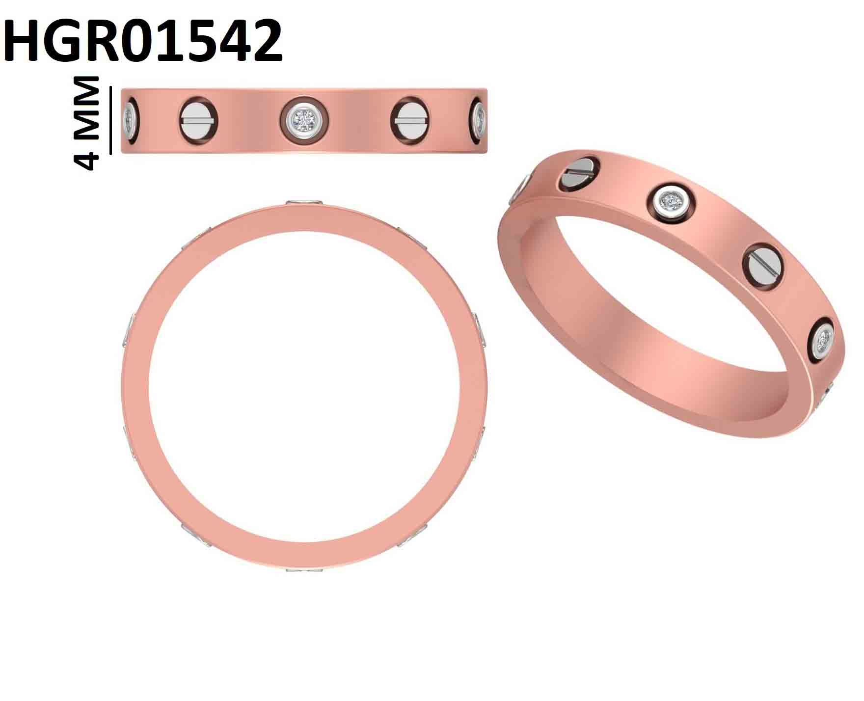 Modern 925 Silver Statement Band Ring