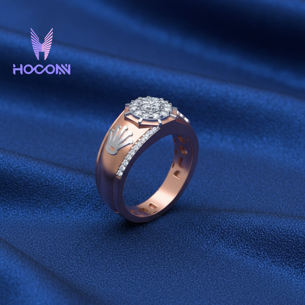 Grand Signet Ring | 925 Silver |Gold Plated