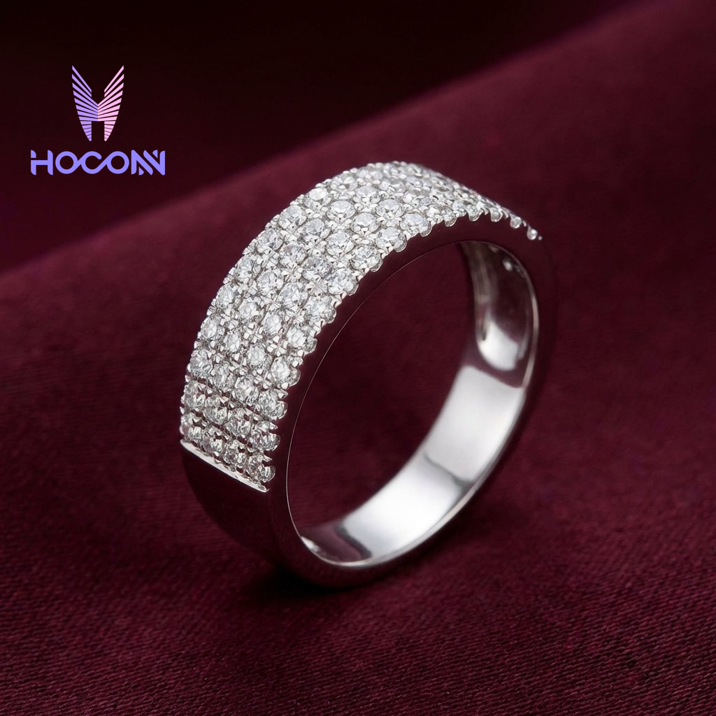 Velora Spark 925 Silver Band Ring