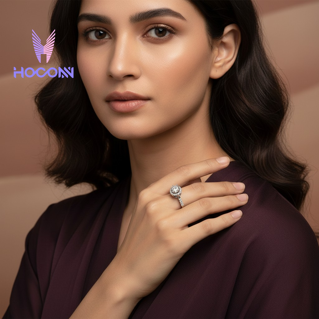 Serene Round Spark | 925 Silver Ring