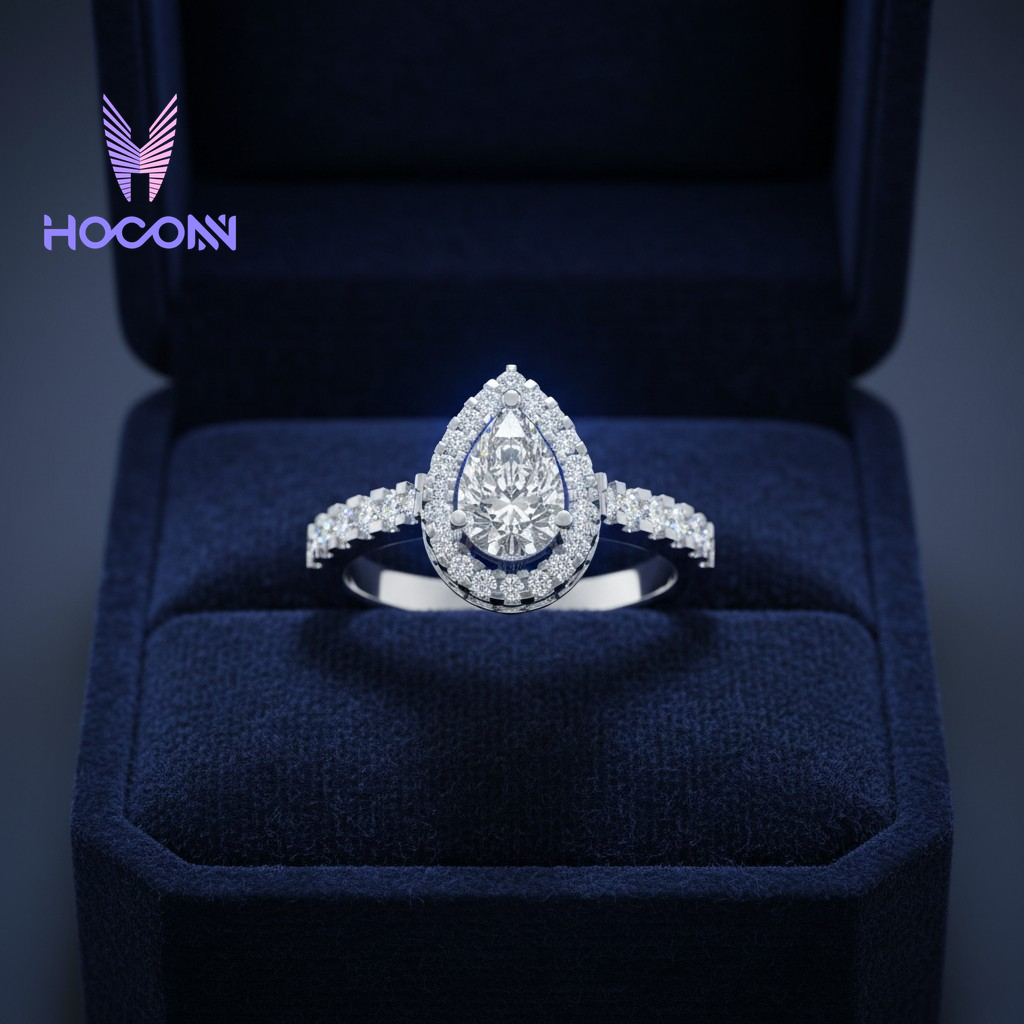 925 Silver Blush Light Promise Ring