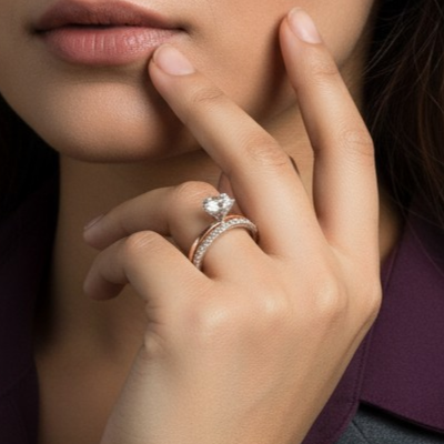 Solitaire Unity 925 Silver Ring