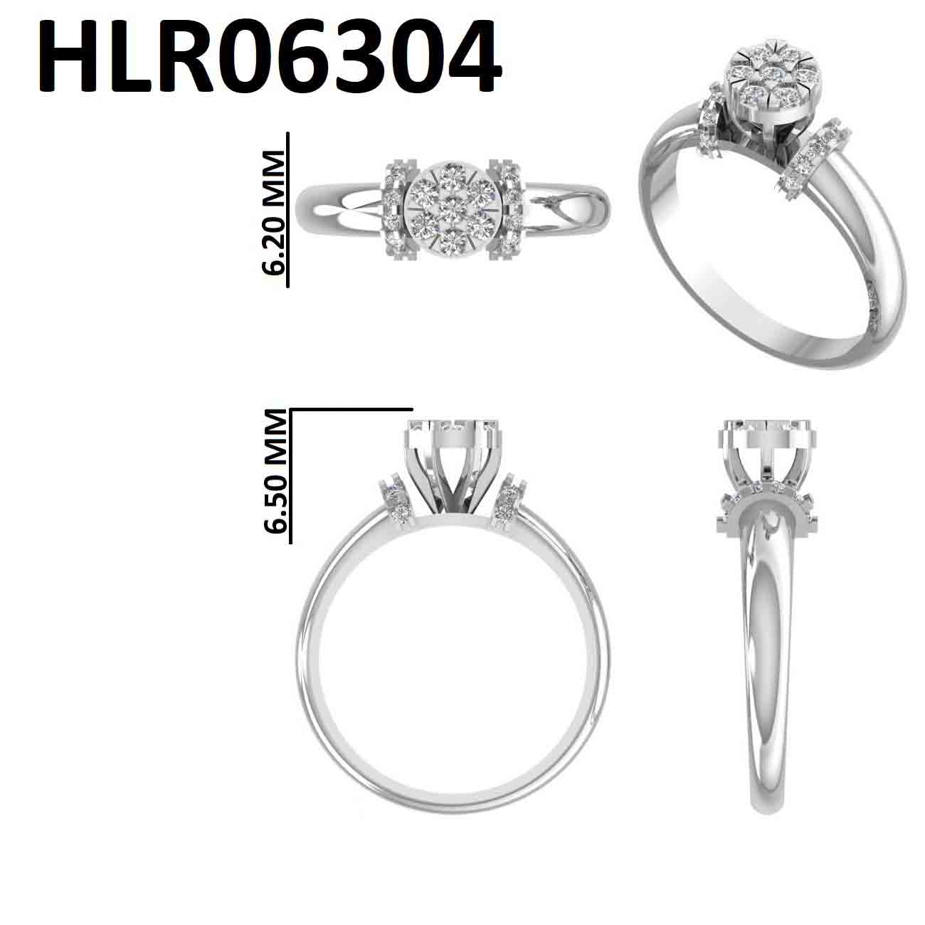 Moonlight Halo 925 Silver Ring