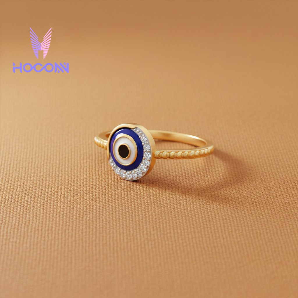 Blue Amulet | 925 Silver Ring