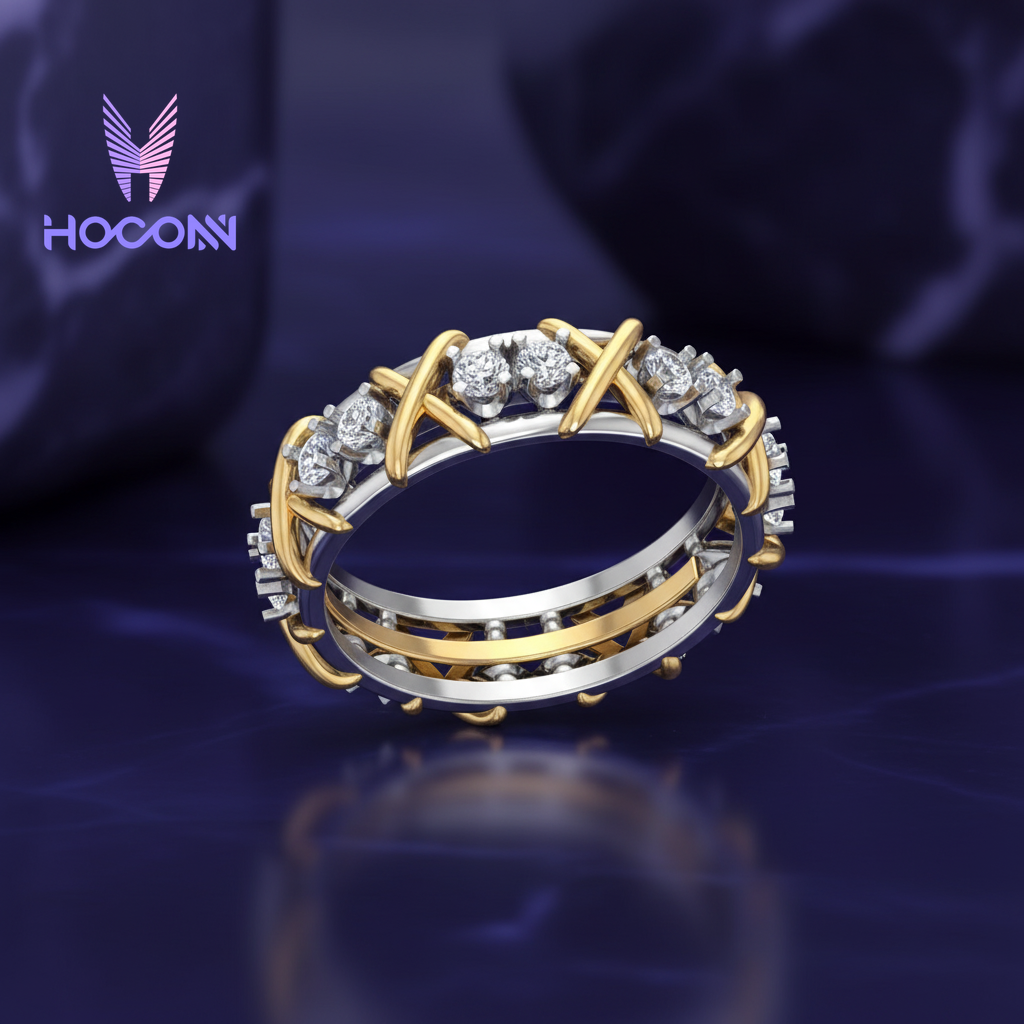 Velour Knot 925 Silver Ring | Gold Plated