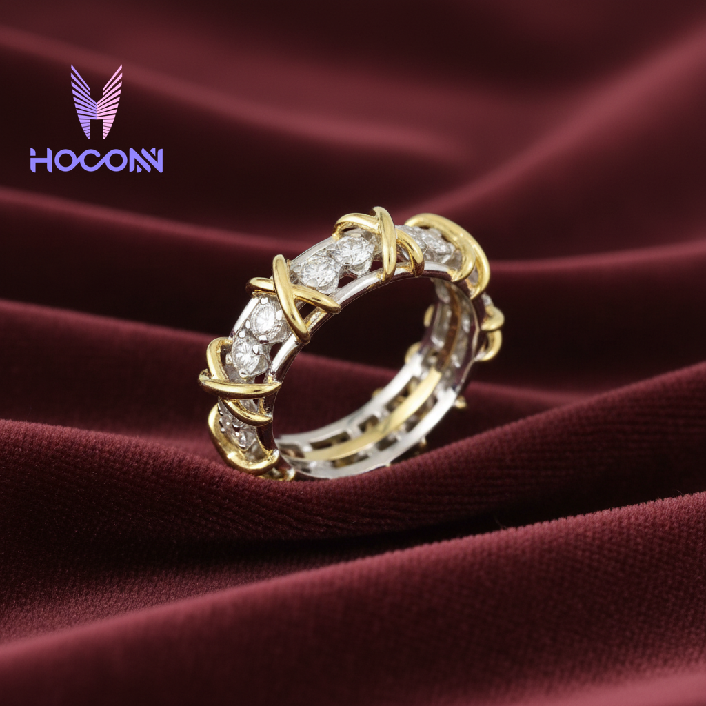 Velour Knot 925 Silver Ring | Gold Plated