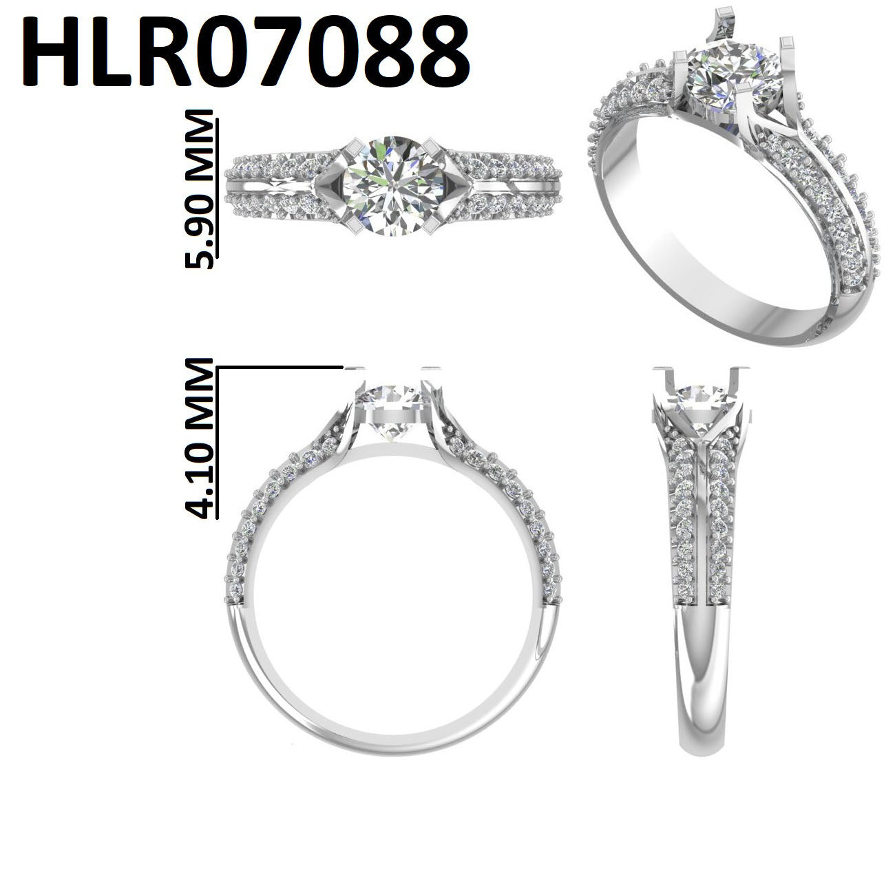 925 Silver Prime Solitaire Ring