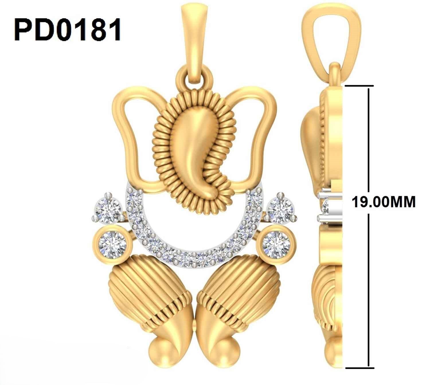 925 Silver Ananta Halo Gold Plated Pendant