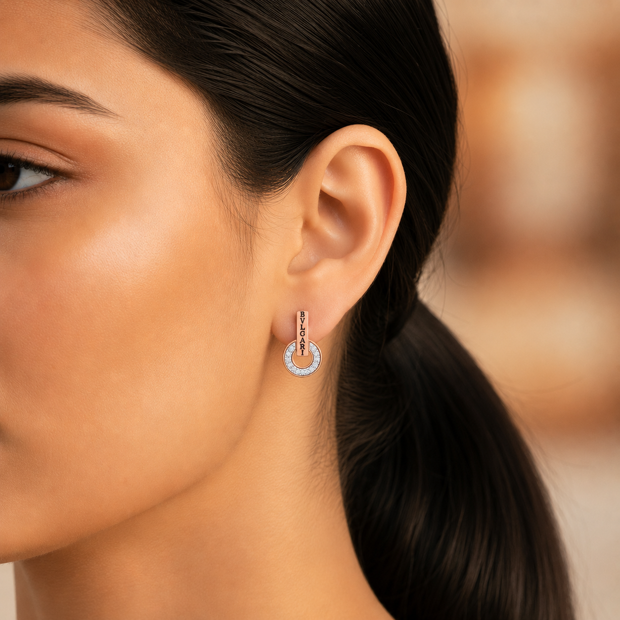 Modern Round 925 Silver Stud Earrings