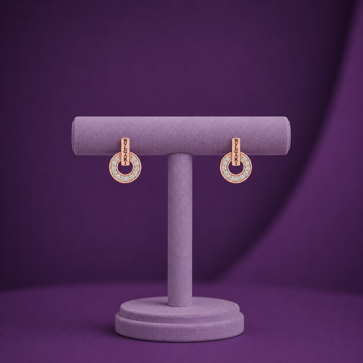 Modern Round 925 Silver Stud Earrings