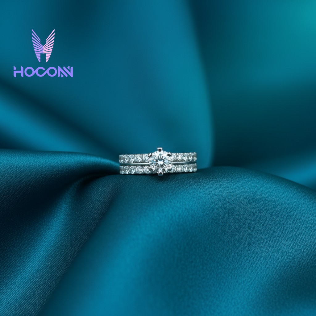 925 Silver Diamond Style Solitaire Ring