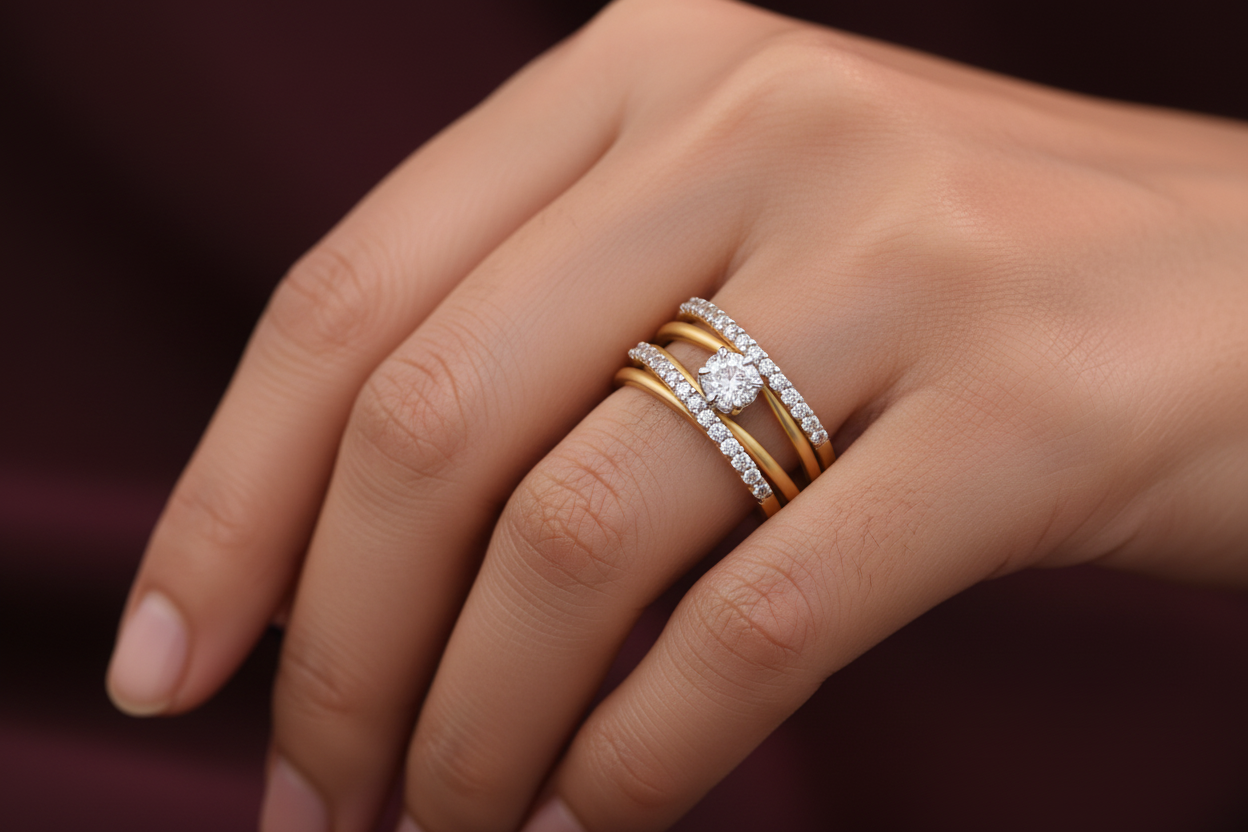 CLR00219 Very Small Ring Size on Finger