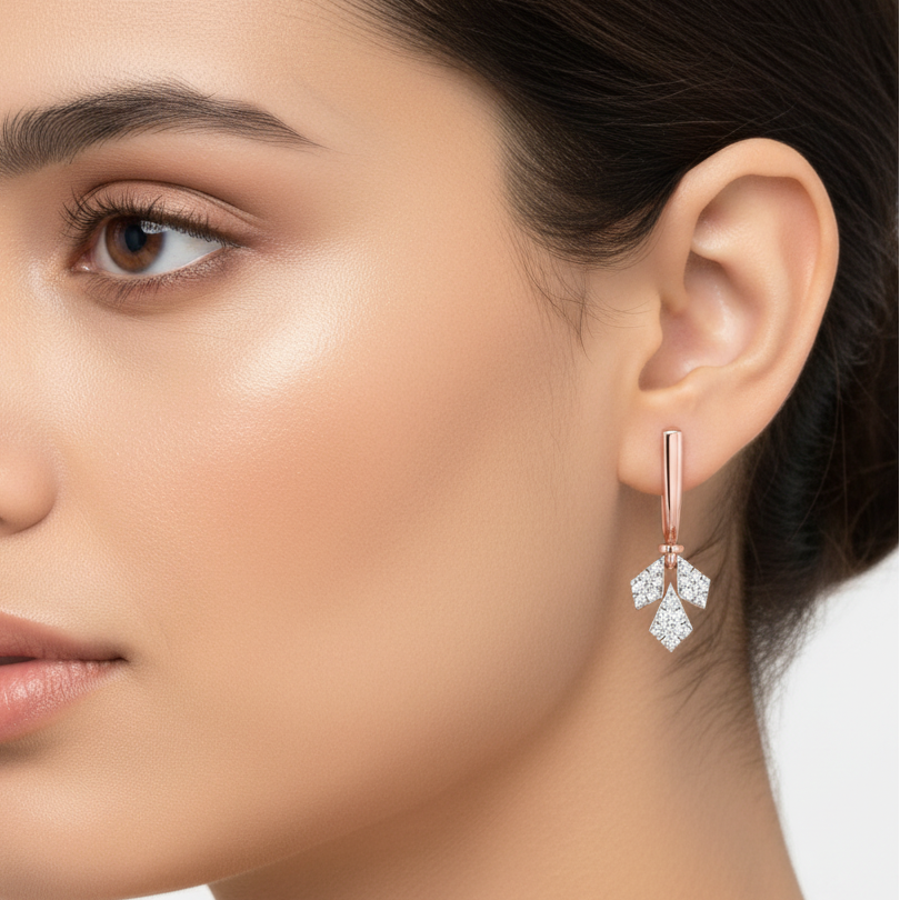 CNE00044 Smaller Earring Model