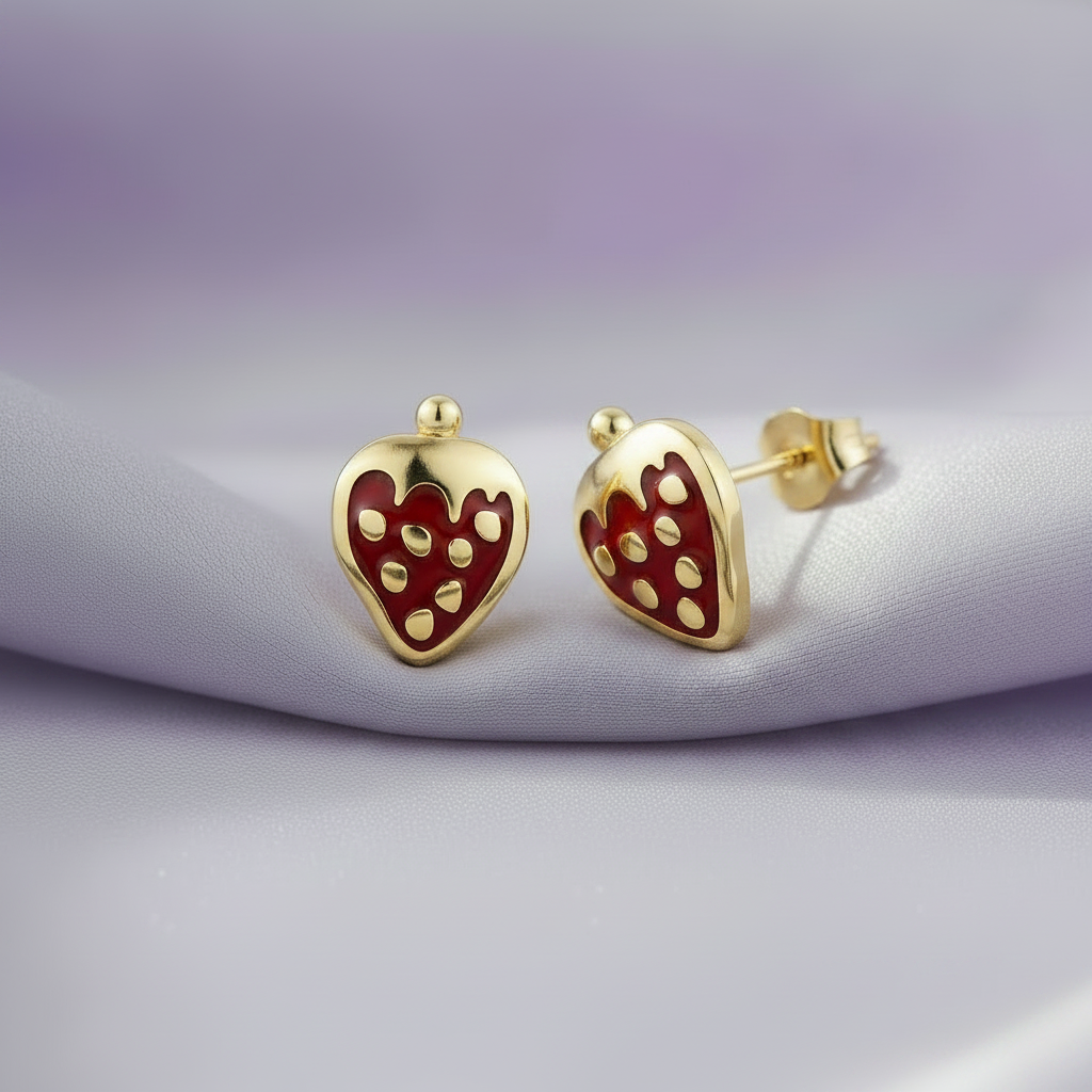 HER03152A Strawberry Heart – Lavender Silk