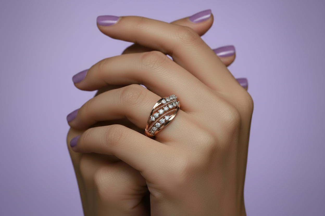 HLR06187 ring snug on finger