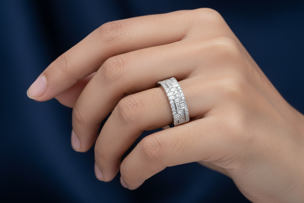 HLR06257B Smaller Ring Size on Finger