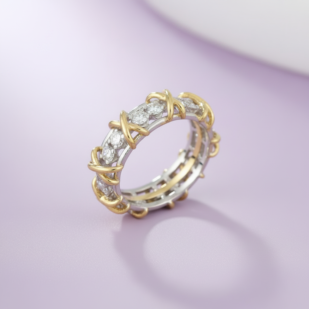 Lavender Eternity Ring No Logo