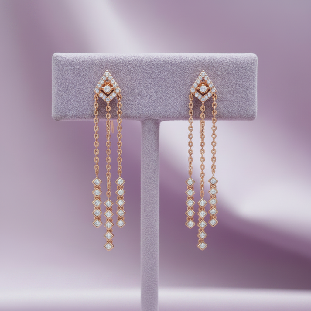Lavender Velvet Stand