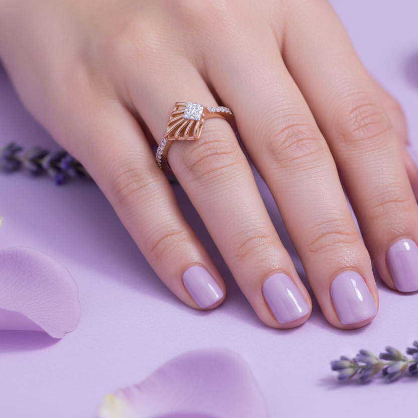 Model Hand - Fan Sunburst Ring Corrected