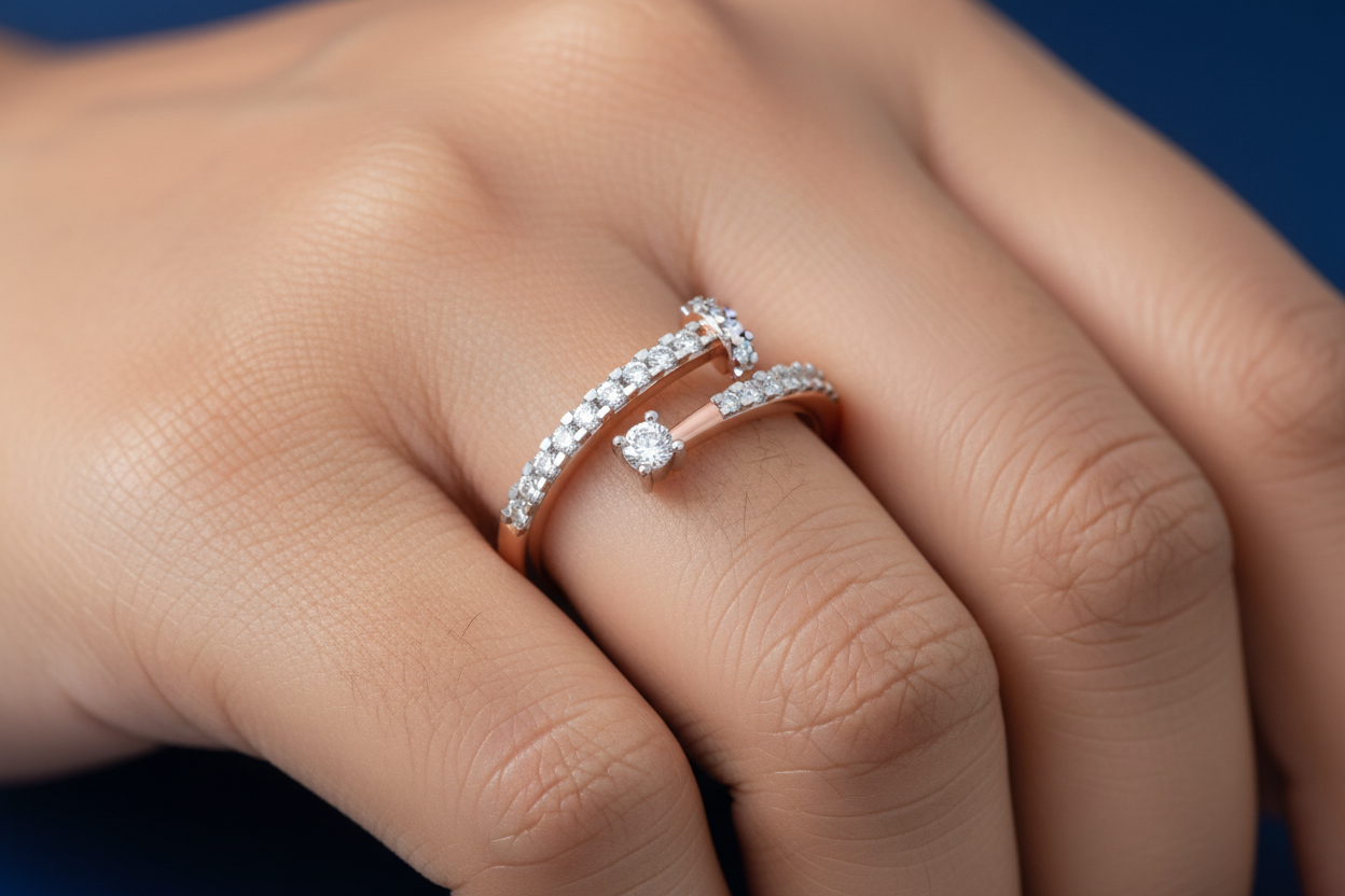 Ring Fitted on Finger